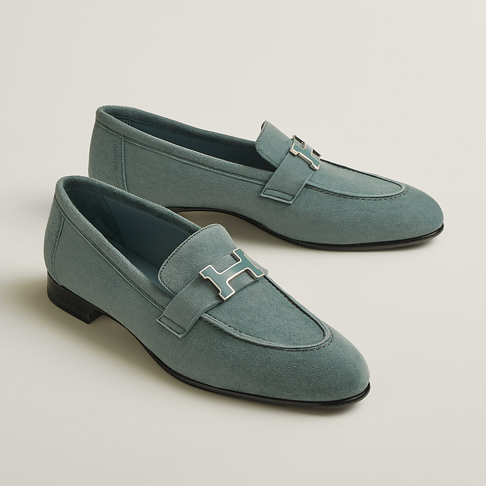 Mocassin hermes best sale homme bleu